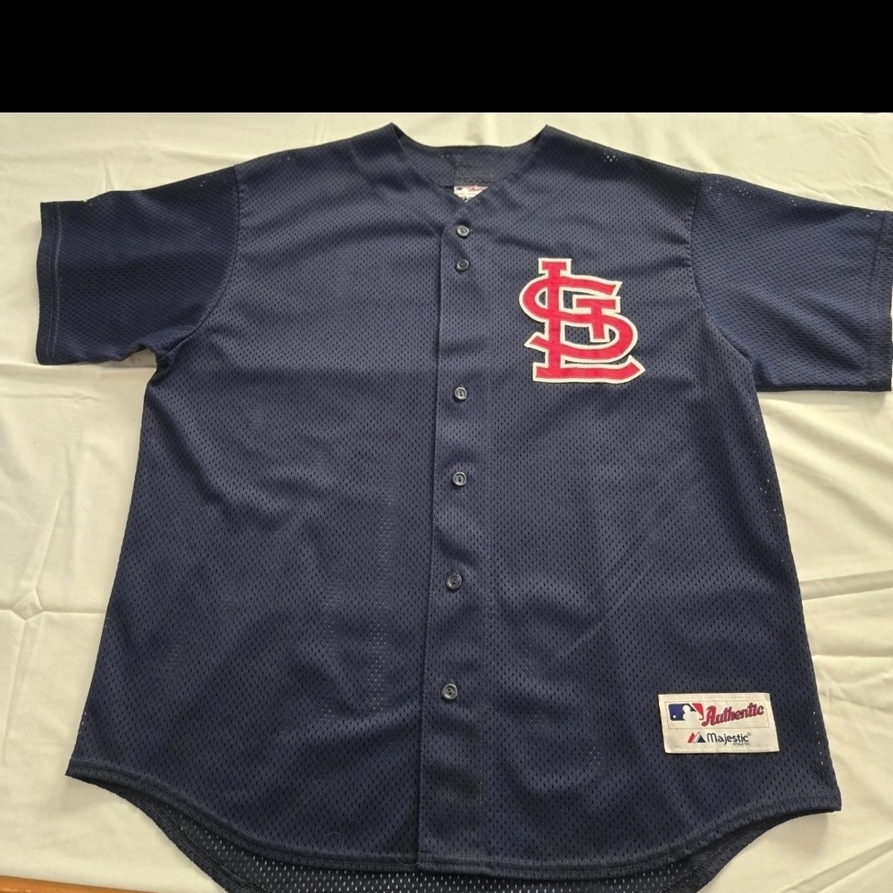 VTG St. Louis Cardinals Authentic Baseball Jersey Men's XL